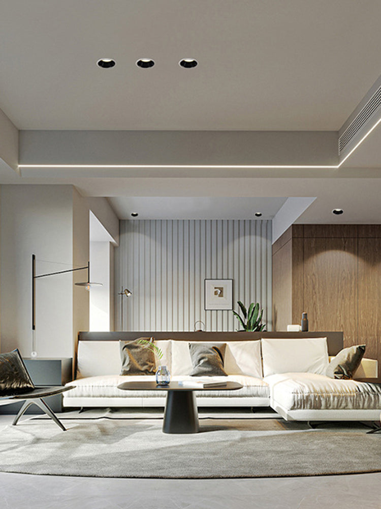 LED Downlight Recessed Ceiling Light 7w/12W/15W Home Living Room Without Main Light Lighting Narrow Side Deep Anti-glare