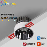 Led Smart Spot Plafond Lights Plafondlamp Downlights Ceiling Light 220V Compatible Smartthings Echo Tuya Zigbee 3.0 Pro