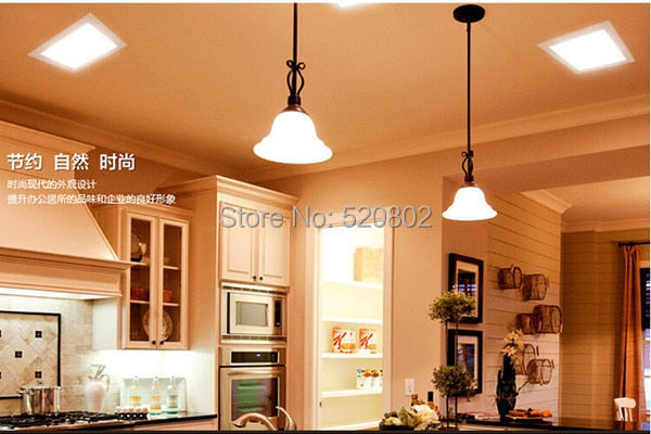 Dimmable LED Panel Light Ceiling Downlight Recessed Anti-Glare AC85-265V  5W 9W 12W 22W  Warm /Cool White  Indoor Lighting