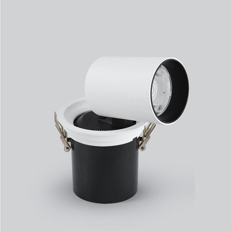 Angle Adjust 360° Rotate Stretchable LED Recessed Downlight 12W 15W 20W 25W LED Ceiling Spot Light Kitchen Living room Indoor