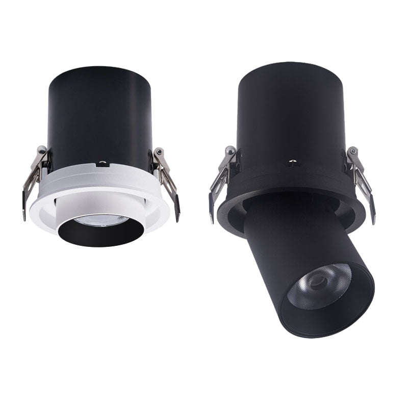 Angle Adjust 360° Rotate Stretchable LED Recessed Downlight 12W 15W 20W 25W LED Ceiling Spot Light Kitchen Living room Indoor