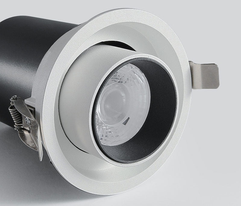 Angle Adjust 360° Rotate Stretchable LED Recessed Downlight 12W 15W 20W 25W LED Ceiling Spot Light Kitchen Living room Indoor