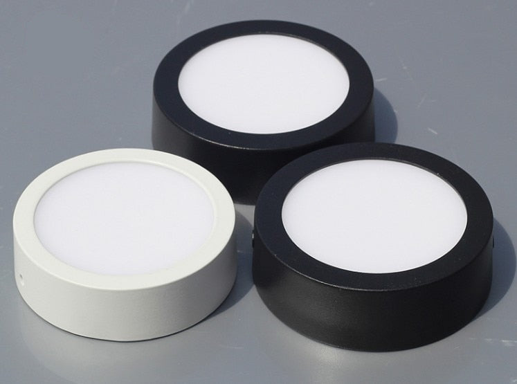 Surface Mounted LED Panel Light Bulb 6w 9w 12w 18w 24w Round Square LED Ceiling lamp Lights LED Downlight AC110v-220V