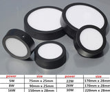 Surface Mounted LED Panel Light Bulb 6w 9w 12w 18w 24w Round Square LED Ceiling lamp Lights LED Downlight AC110v-220V