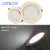 LED Downlight Recessed Round Gold Ceiling Light 5W 9W 12W 15W 18W White/Warm white Aluminum LED Down Lamp AC220V Ultra Thin