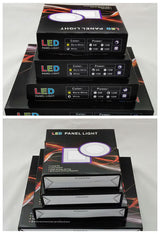 Double Color Round LED Panel Downlight 5W 9W 16W 24W, 3 Modes LED Panel Lights AC85-265V Recessed Ceiling  Lamps CE ROHS