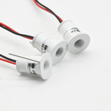 Black White 1W 12V IP65 Outdoor Mini LED Downlight Lamp CE Home Hotel Ceiling Spot Light Cabinet Lighting Spotlight