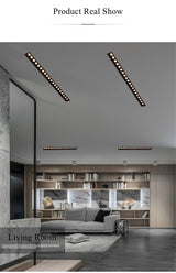 STINYTECH Frameless Recessed LED Linear Spotlight 5W 10W 20W 40W Indoor Corridor Aluminum Ceiling Downlights Lighting Fixtures