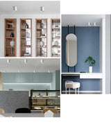 SaiyoLED Downlight Ceiling Spotlights Living Lamp Nordic Lighting For Kitchen Aisle Spot light Surface mounted AC90-260v