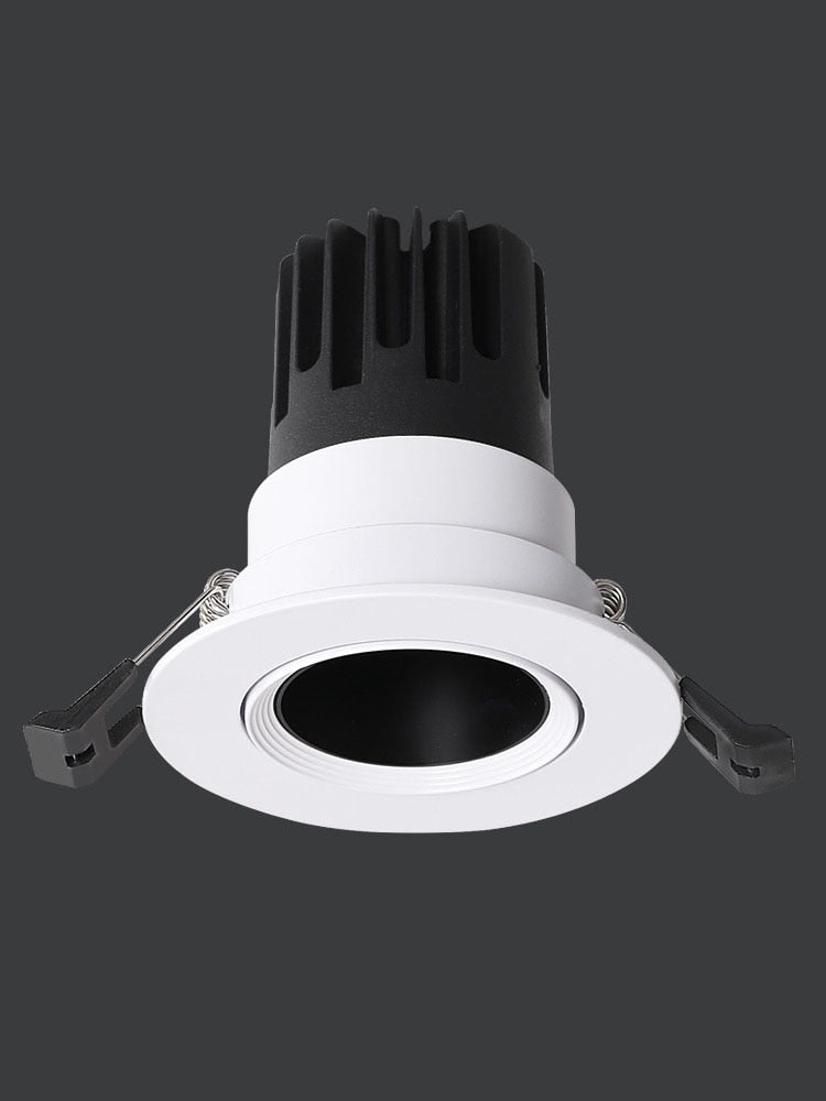 LED spotlight embedded cob ceiling downlight home decoration commercial room villa hotel anti glare background wall lamp