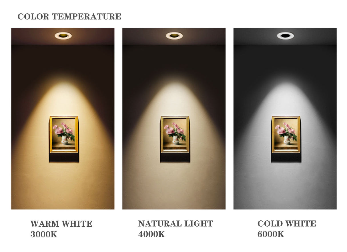 LED spotlight embedded cob ceiling downlight home decoration commercial room villa hotel anti glare background wall lamp