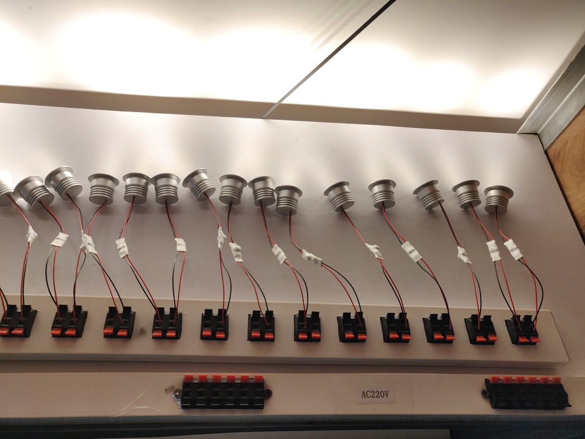 Mini Spotlight Built-in LED Ceiling Embedded Restaurant 12V-24V 100V-240V Downlight Display Cabinet 1W 2W 3W 4W Small Light