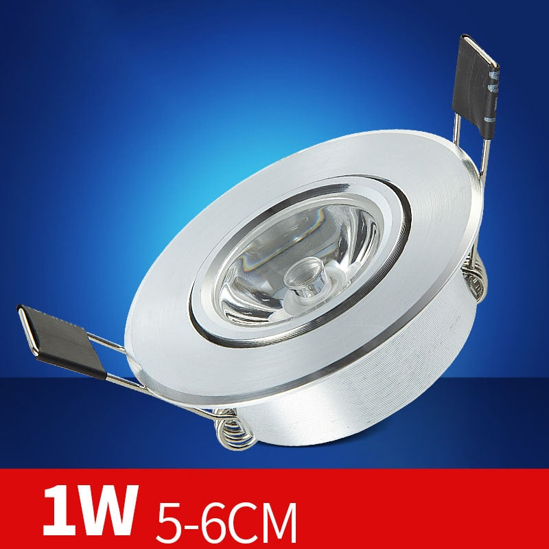 LED spotlight ceiling lamp embedded 1W display cabinet jewelry store small opening 5.5/6cm ox eye lamp small downlight