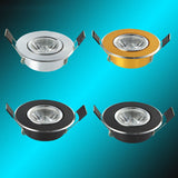 LED spotlight ceiling lamp embedded 1W display cabinet jewelry store small opening 5.5/6cm ox eye lamp small downlight
