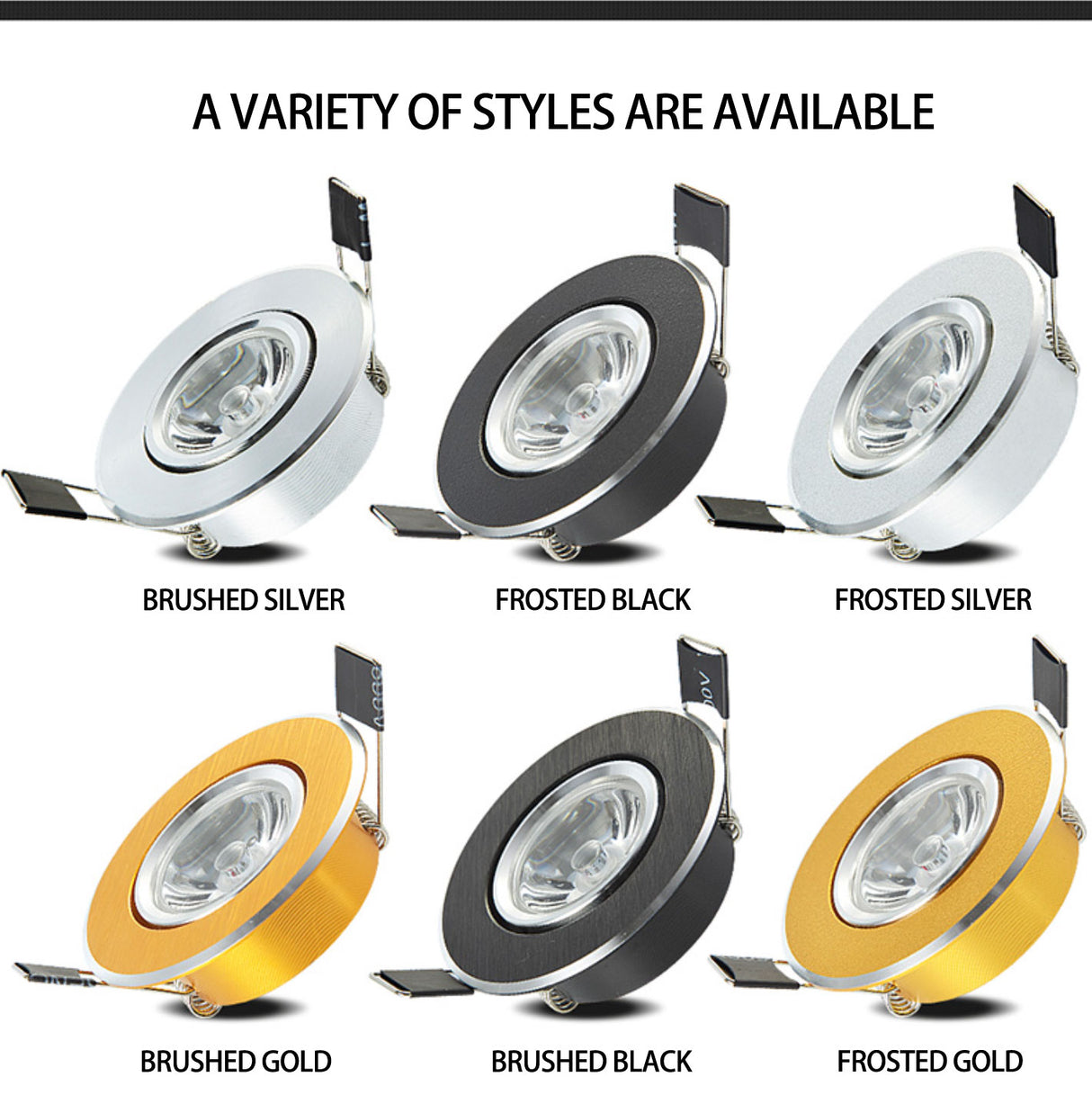 LED spotlight ceiling lamp embedded 1W display cabinet jewelry store small opening 5.5/6cm ox eye lamp small downlight