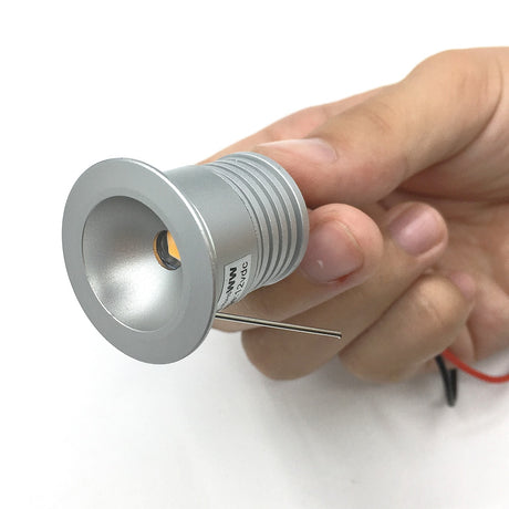 Mini Focus Led Spotlight 25mm 1W 12V Recessed Ceiling Downlight IP65 Spot Light Indoor Corridor Stair Gazebo Kitchen Lighting