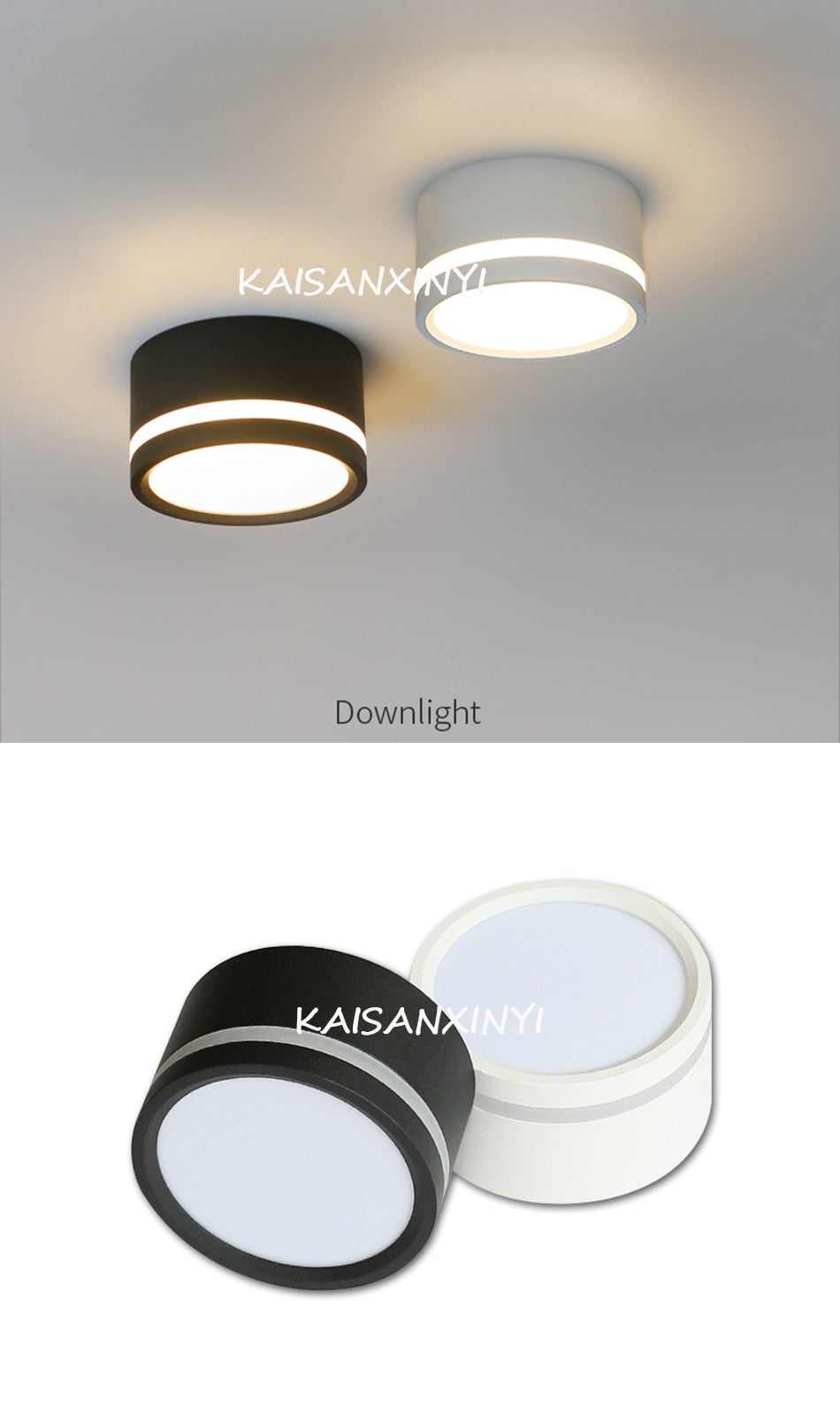 Surface Mounted Led Downlight 3W 5W 7W 9W 12W 15W Side Guide Light lamp for Ceiling Spot Lights 220V Ceiling Fixtures Lighting