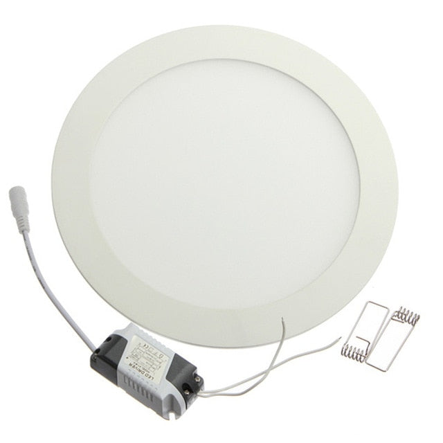 Ultra Bright 3W 6W 9W 12W 15W 25W 1pcs Led Ceiling Recessed Downlight Round Panel light 1800Lm Led Panel Bulb Lamp Light