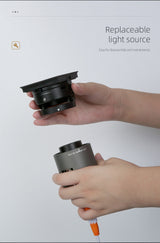 Aisilan LED Embedded Borderless Spotlight Three-head Four-head No Main Light Grille Ceiling Downlight for Living Room Bedroom