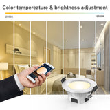 5W Bluetooth Mesh Downlight RGBCW Smart APP Spot LED Light Color Changing Warm Cool light Work with Alexa Google Home
