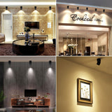 Surface mounted dimmable LED downlight rotating 360 LED ceiling Lights LED spotlight COB AC85-260V 7W 12W 15W 18W Indoor lighting