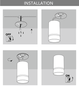 High Quality Rotating LED Downlight SMD2835 Surface Mounted Ceiling Lamp Spot Light AC90-260V