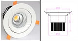 AC100-240V 40W Recessed led COB downlight bulbs COB downlight