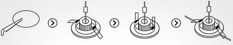 AC100-240V 40W Recessed led COB downlight bulbs COB downlight