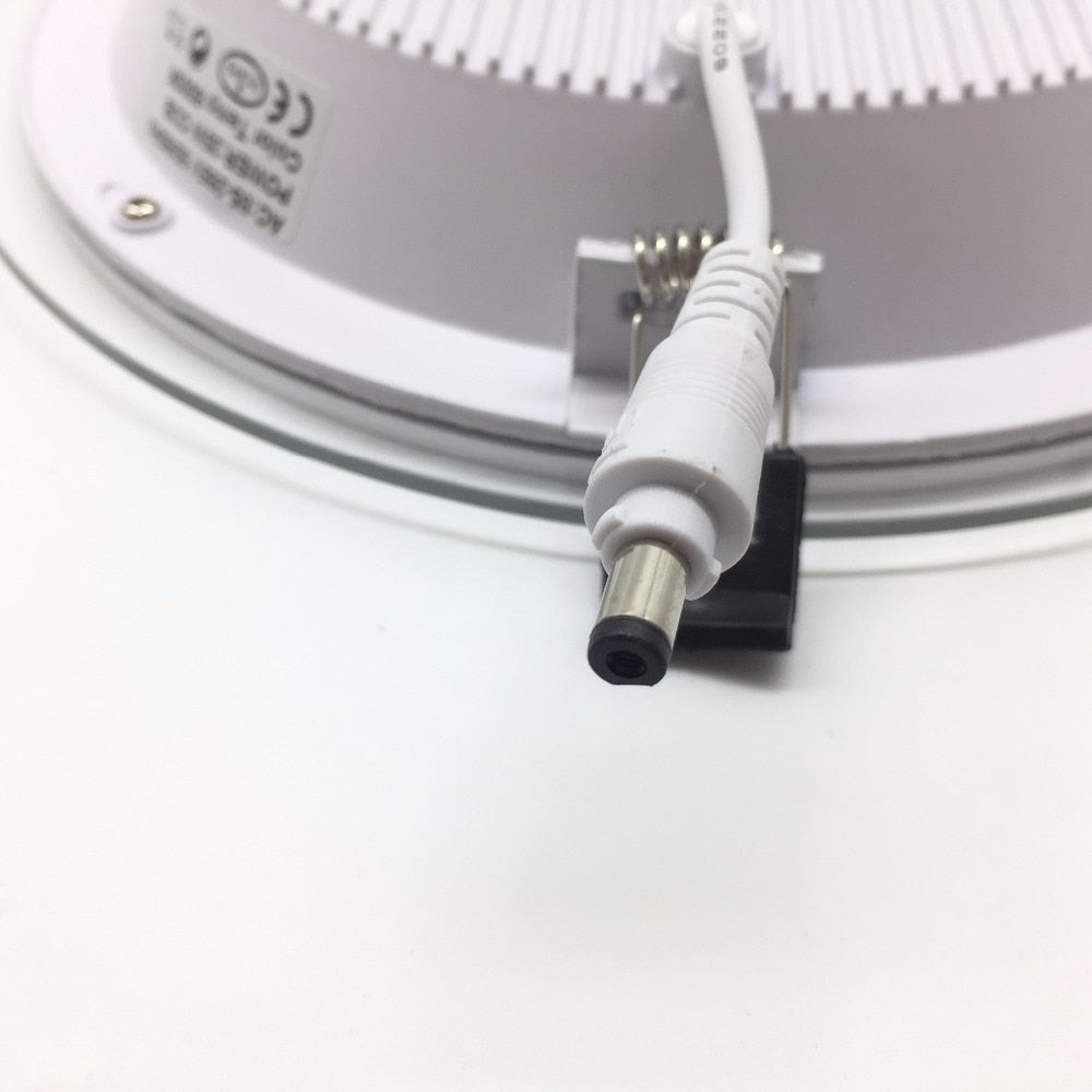 LED 20pcs/lot 5W 10W 15W 25W 3 Colors Change (Warm/Natural/Cold White) Glass COB LED Downlight Recessed light