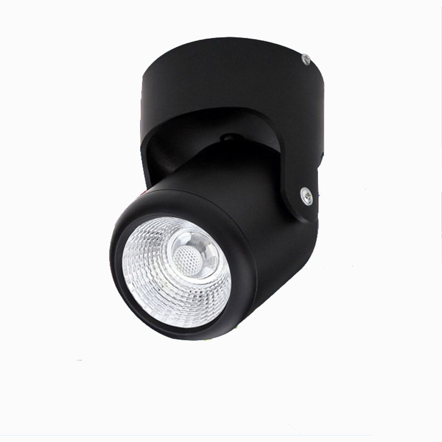 COB 10W 20W LED Downlights Surface Mounted Downlight LED Lighting Angle-adjustable+ AC85-265V Driver