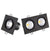 Energy saving Recessed Double LED Dimmable black Downlight COB 10W 20W LED Spot light decoration Ceiling Lamp AC 110V 220V