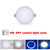 Acrylic LED Panel Downlight 3 Model 10 pcs 6W 9W 16W Round Panel light Warm Cold White Blue Ceiling Recessed Lamp Indoor Lighting
