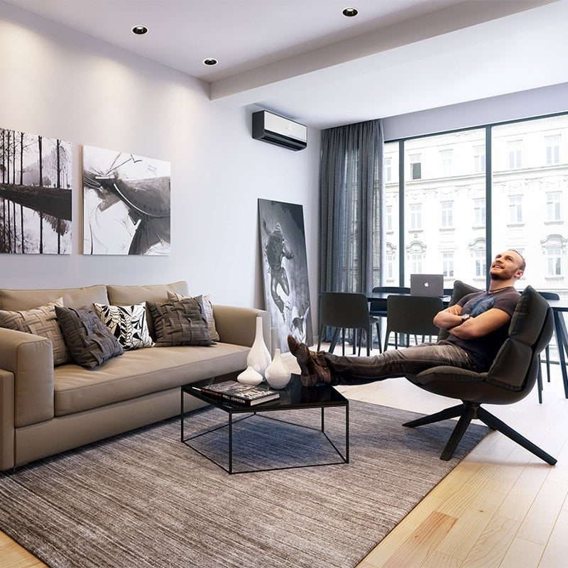 Aisilan Nordic modern style LED recessed downlight spot light built-in Anti-dazzle For living room bedroom corridor AC85-260V