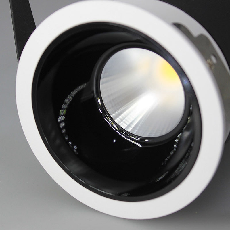 Aisilan Nordic modern style LED recessed downlight spot light built-in Anti-dazzle For living room bedroom corridor AC85-260V