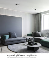 Aisilan Nordic modern style LED recessed downlight spot light built-in Anti-dazzle For living room bedroom corridor AC85-260V