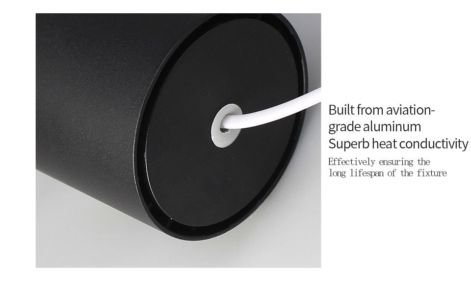 Aisilan Nordic modern style LED recessed downlight spot light built-in Anti-dazzle For living room bedroom corridor AC85-260V