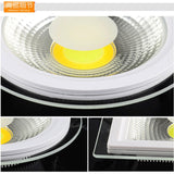 LED Downlight COB Dimmable 5W 10W 15W LED COB Panel Light AC85-265V Recessed COB Downlight Glass Cover Down Light