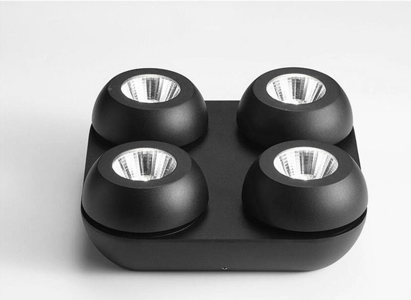 Folding Rotating Dimmable COB LED Downlights 9W 12W 24W 36W LED Ceiling Spot Lights AC85-265V LED Ceiling Lamps Indoor Lighting