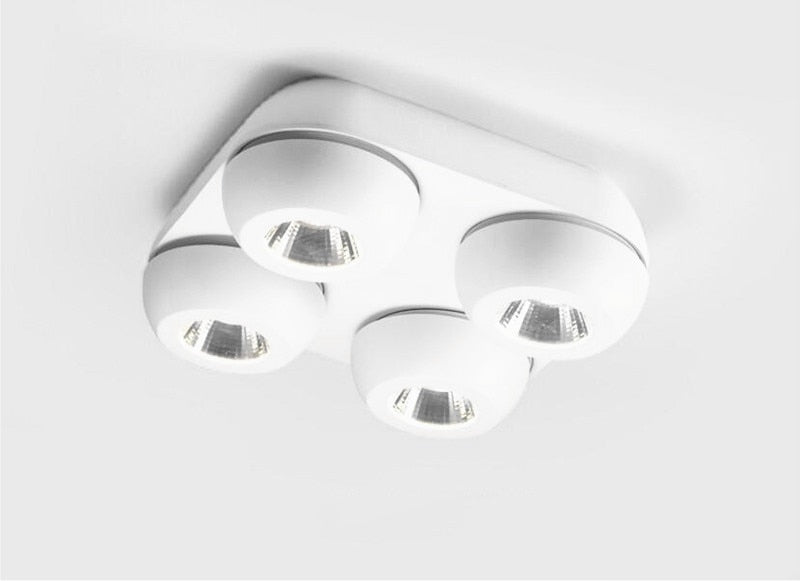 Folding Rotating Dimmable COB LED Downlights 9W 12W 24W 36W LED Ceiling Spot Lights AC85-265V LED Ceiling Lamps Indoor Lighting