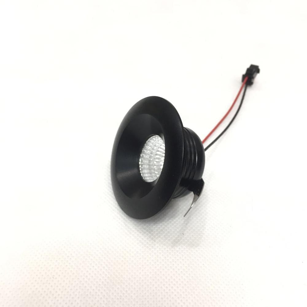 Ceiling lighting 10pcs/lot Led Mini Cabinet Downlights 3w Cut Size 34mm Ac85-265v White Frame Recessed Ceiling No Flicker