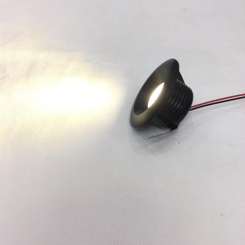 Ceiling lighting 10pcs/lot Led Mini Cabinet Downlights 3w Cut Size 34mm Ac85-265v White Frame Recessed Ceiling No Flicker