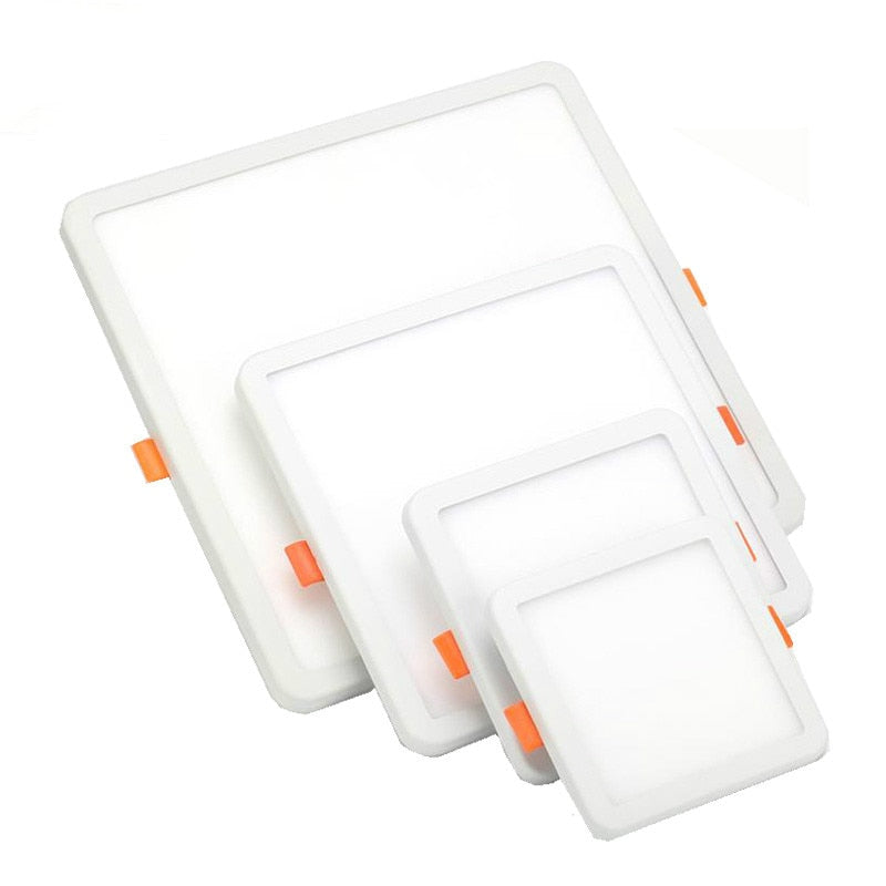 LED Panel Lights Ultra-thin Surface Downlight 6W 8W 15W 20W 220V Square Round Panel Light White/Warm Indoor Bedroom LED Light