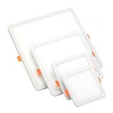 LED Panel Lights Ultra-thin Surface Downlight 6W 8W 15W 20W 220V Square Round Panel Light White/Warm Indoor Bedroom LED Light