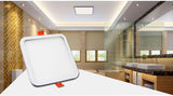 LED Panel Lights Ultra-thin Surface Downlight 6W 8W 15W 20W 220V Square Round Panel Light White/Warm Indoor Bedroom LED Light
