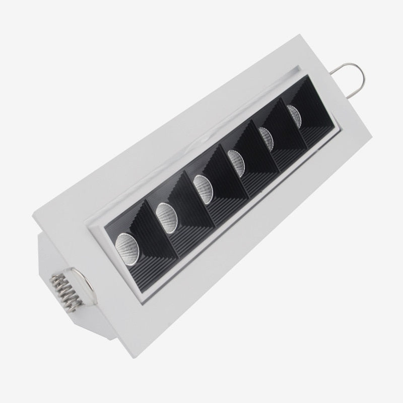 Recessed Square COB Dimmable LED Downlights 6W 10W 20W 30W  LED Ceiling Spot Lights AC85V~265V LED Strip Lights Indoor Lighting