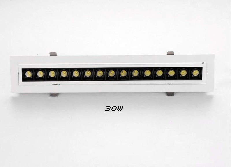 Recessed Square COB Dimmable LED Downlights 6W 10W 20W 30W  LED Ceiling Spot Lights AC85V~265V LED Strip Lights Indoor Lighting