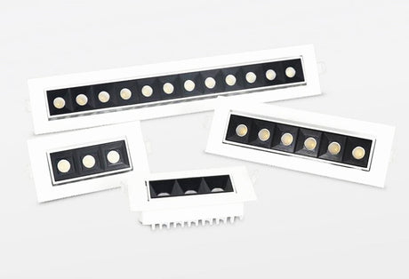 Recessed Square COB Dimmable LED Downlights 6W 10W 20W 30W  LED Ceiling Spot Lights AC85V~265V LED Strip Lights Indoor Lighting