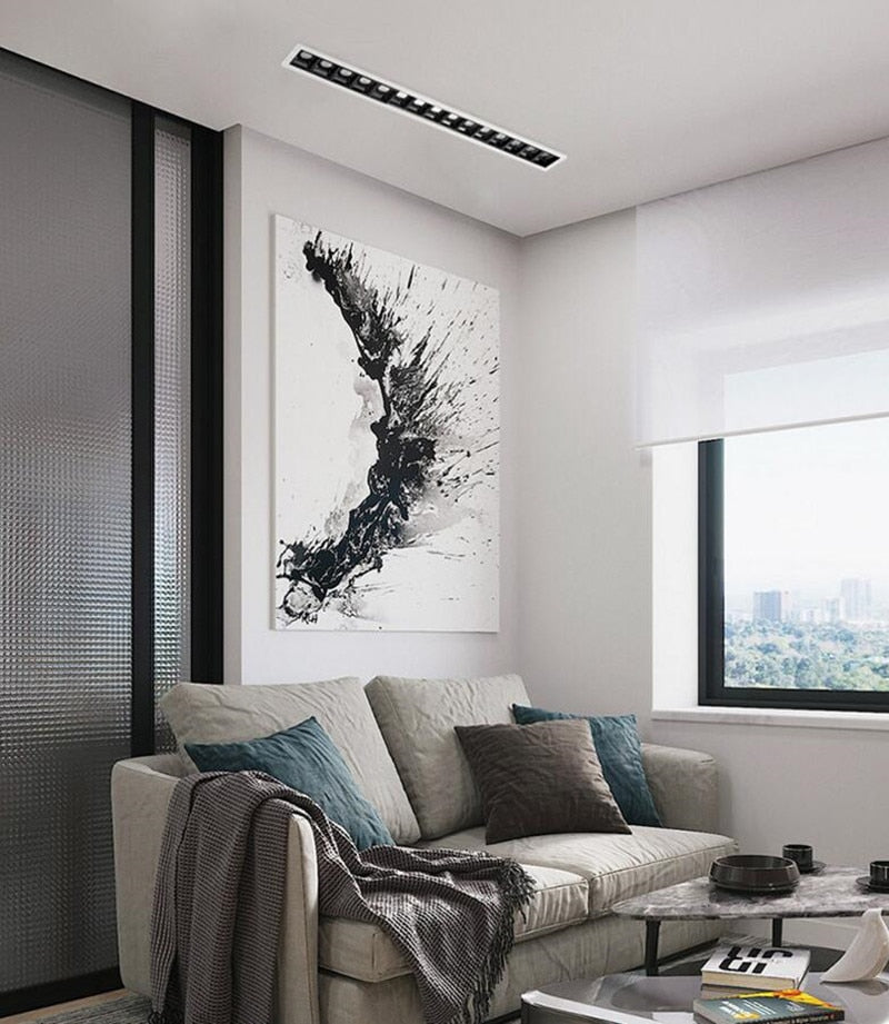 Recessed Square COB Dimmable LED Downlights 6W 10W 20W 30W  LED Ceiling Spot Lights AC85V~265V LED Strip Lights Indoor Lighting