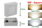 Led Panel Light Surface Mounted Led Downlight lighting + Drivers Cold White Spotlight