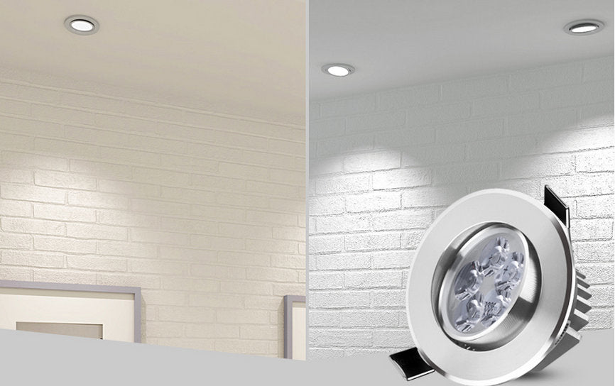 2017 2018 Promotion Led Light Dc12v 220v Input 20pc/lot Downlights Energy Saving With Excellent Heatsink High Brightness Epistar&#39;s